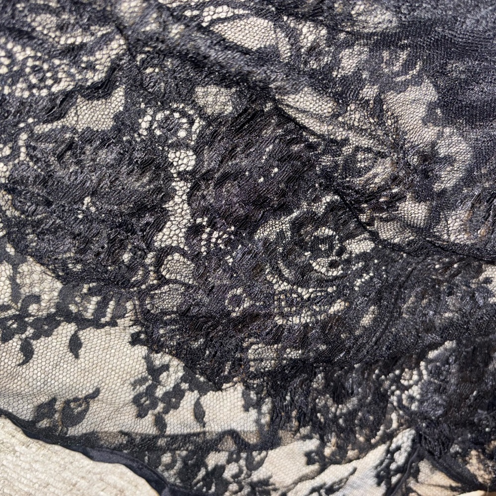 Victoria’s Secret Medium Very Sexy Black Lace Babydoll Lingerie Nightie Dress - Picture 4 of 7
